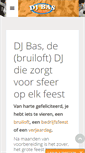 Mobile Screenshot of dj-bas.nl